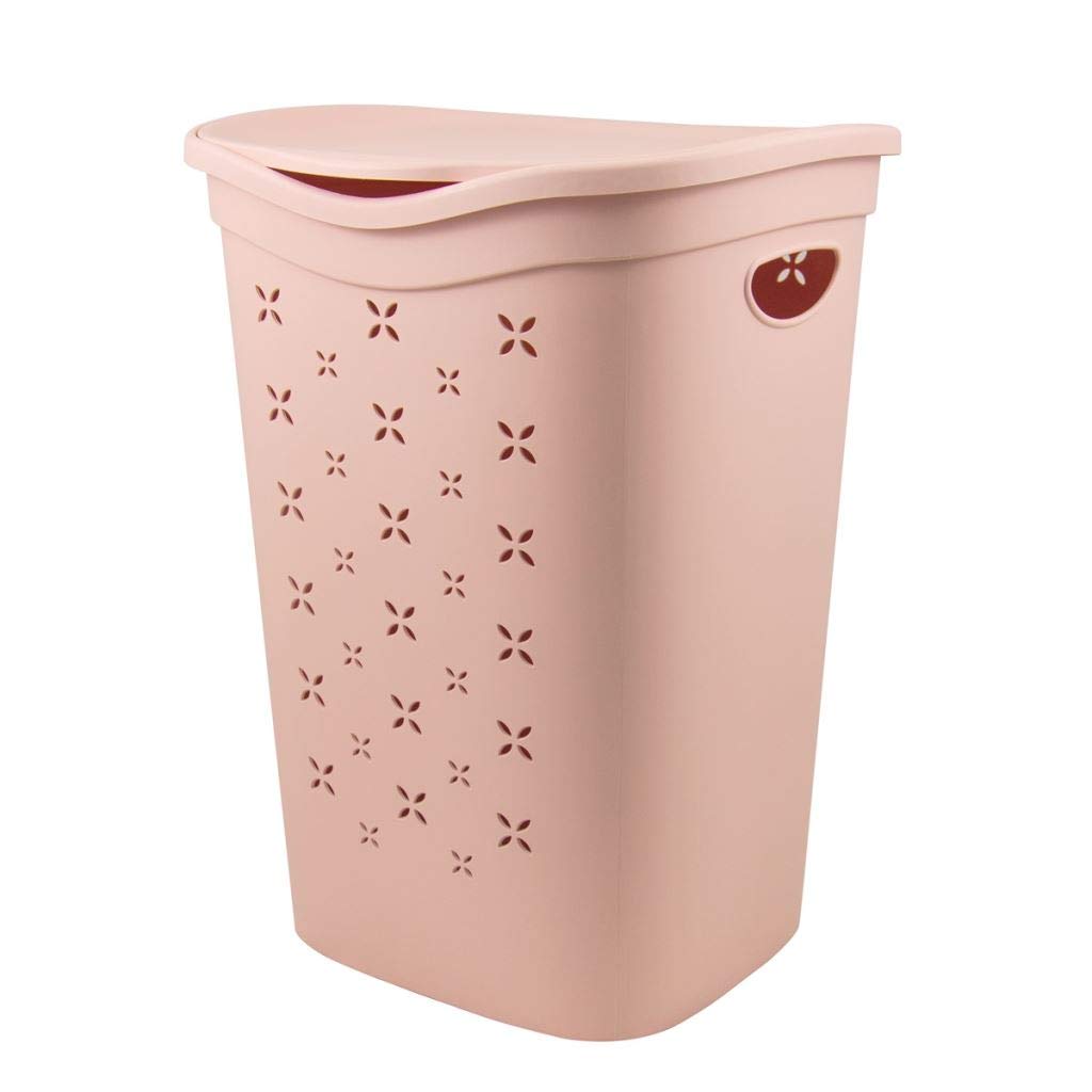 Portabiancheria 55L Plastica Resistente con Manici 3 colori