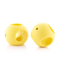 InnovaGoods - Lot de 2 billes magnétiques anticalcaires Ioclean, écologiques, réutilisables, économes en énergie, idéales pour lave-linge et lave-vaisselle, jaunes, en plastique
