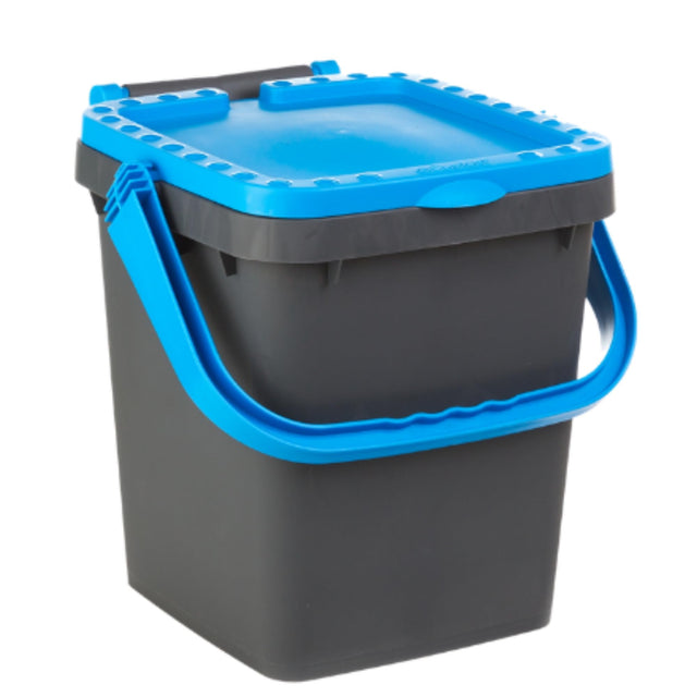 Poubelle Ecoplast 20L - Ouverture type livre - Fabriquée en Italie