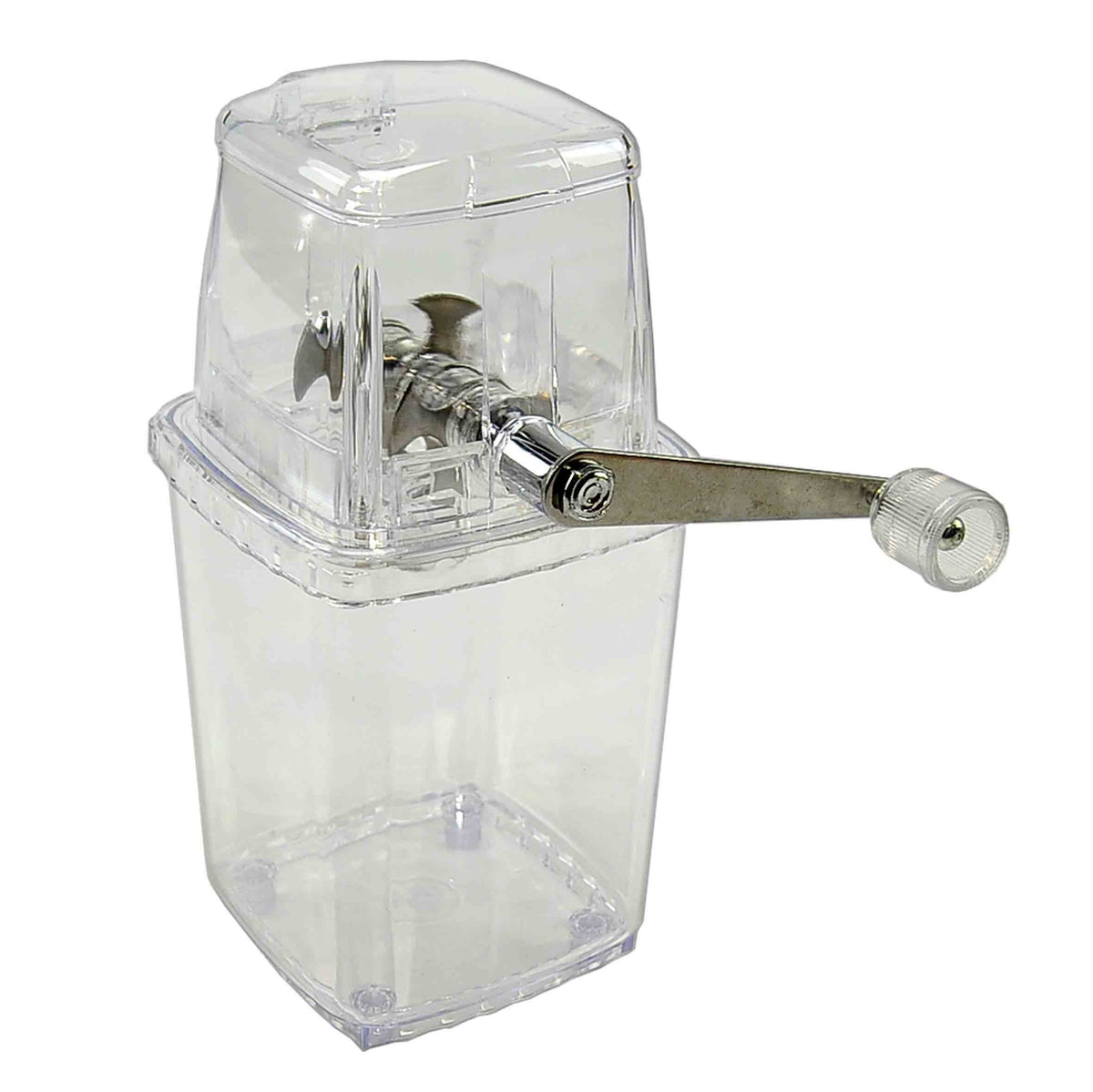 Gerimport sl Transparent Manual Ice Crusher 24 cm