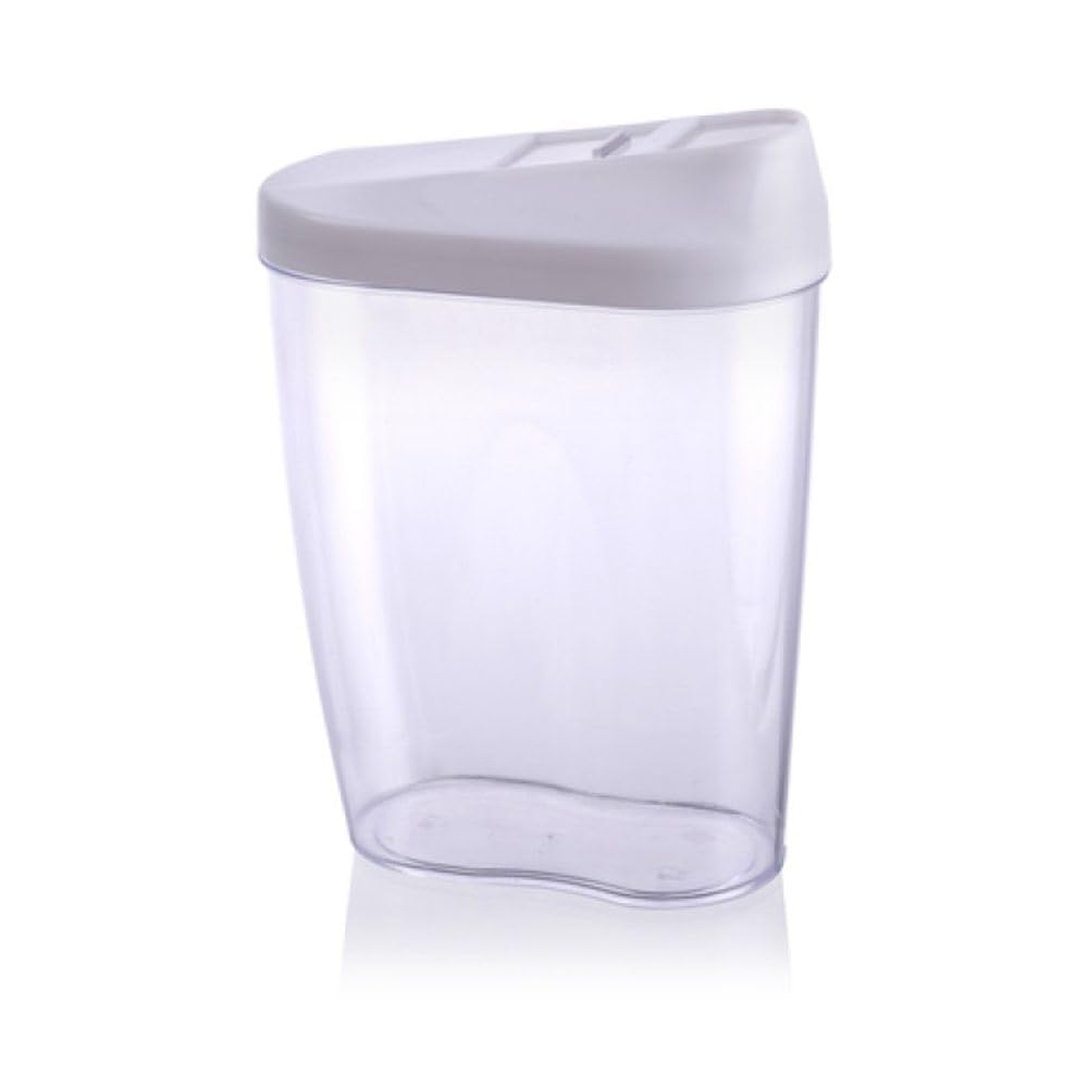 Set of 4 containers with dispenser from Alpina, white, black, grey