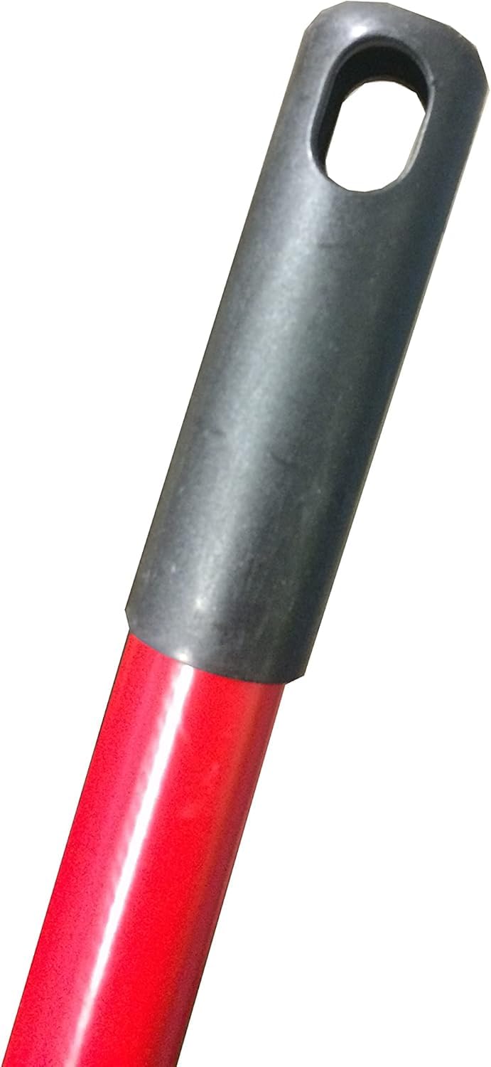 Set 5 Scope Industriali Setole Rigide 27cm Manico 140cm
