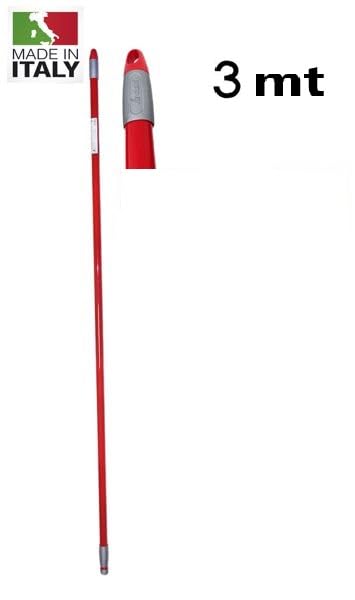 FERCASASHOP Telescopic Handle in Painted Metal Extendable up to 3m