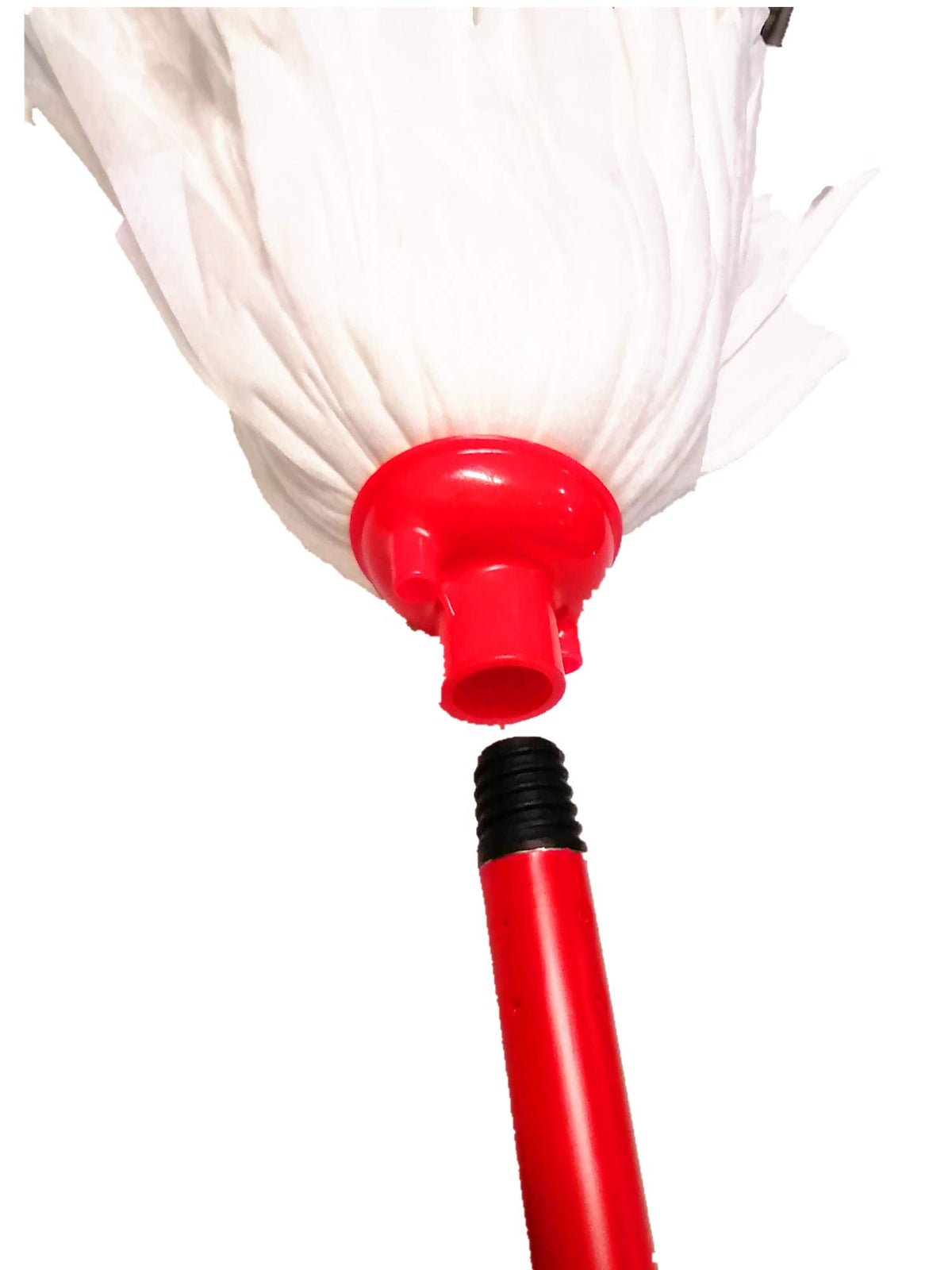 Keyclean Mop White Floor Cleaner - Eco-Friendly Mop 160g Composition Viscose + Polyester Universal Attachment