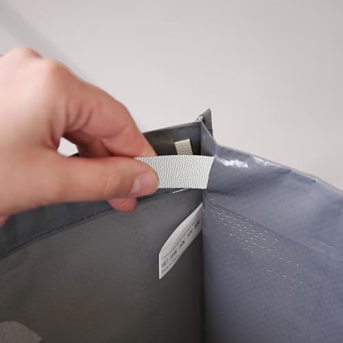 Contenitore Raccolta Differenziata Secco 62L - Ricicla Bag con Maniglie 30x38x55cm