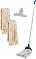 400g Cotton Mop Set with Handle and Clip