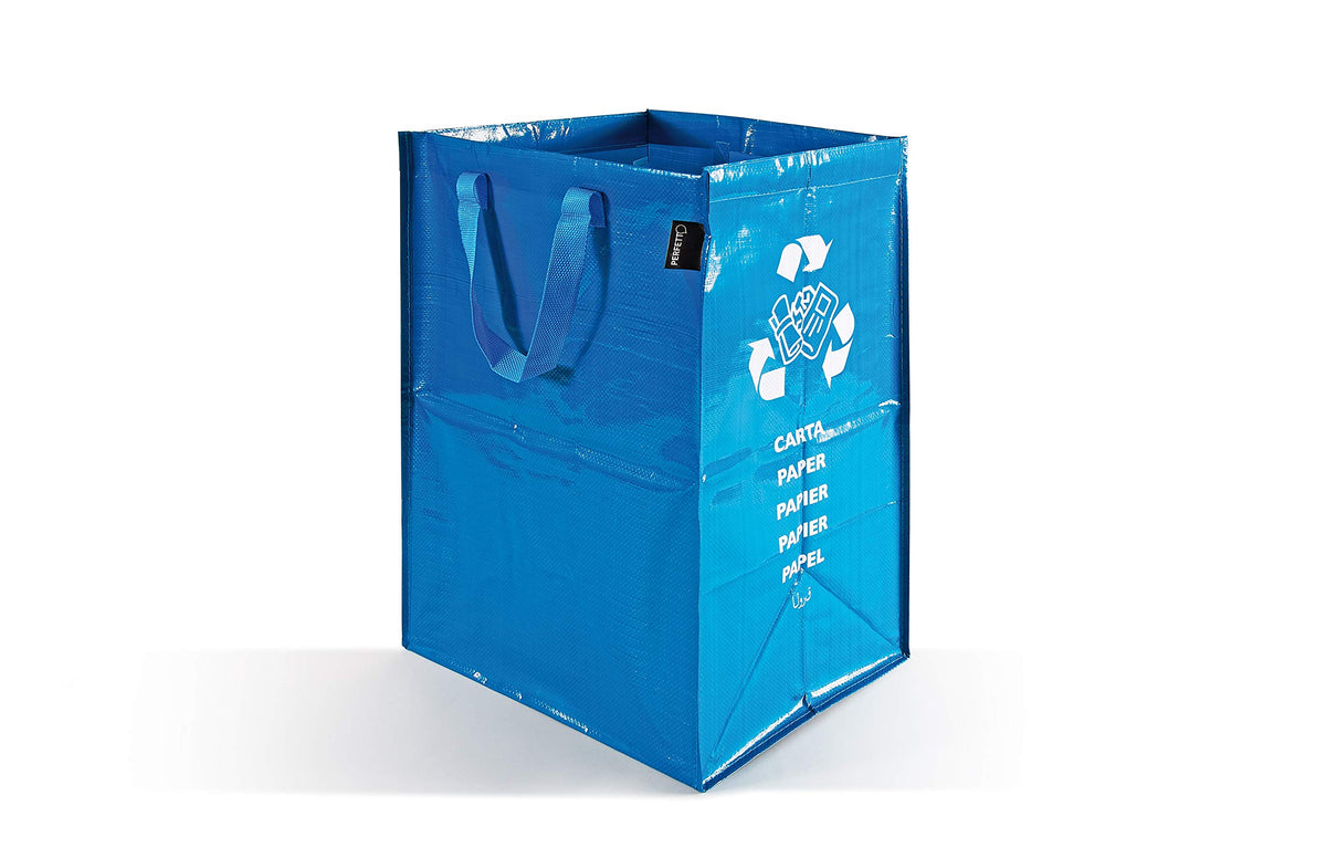 Ricicla Bag – Contenitore Raccolta Differenziata 62L con Maniglie | 30×38×55 cm