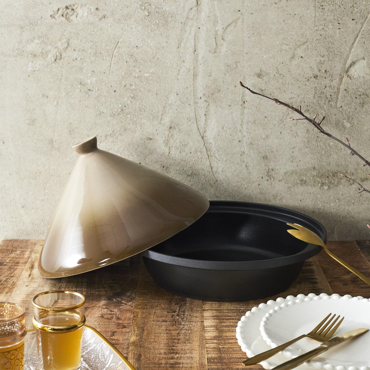 COOK CONCEPT Induction Tajine, Taupe