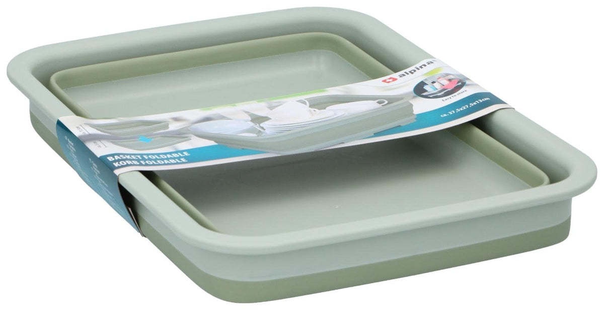 Cesta Pieghevole 37x27cm Salvaspazio Richiudibile 6cm Casa