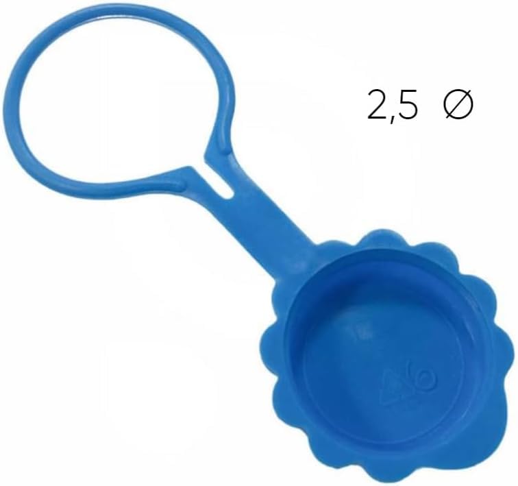 FERCASASHOP - Universal Plastic Bottle Caps with Collar, 100 Pieces, Mixed Colors