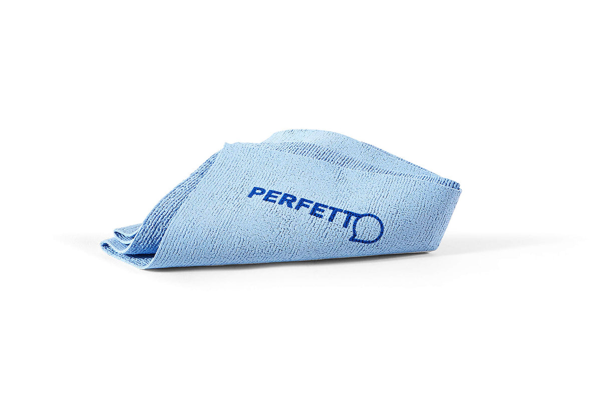 Perfetto Extreme Multipurpose Cloth for Steel/Glass, Fabric, Blue, 36x32x0.5 cm