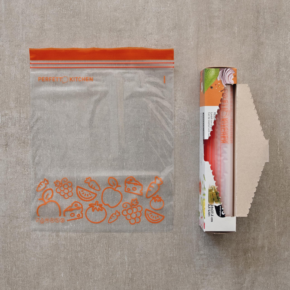 Buste Frigo Congelatore Frescofood M 24x27,5cm 15 Pz