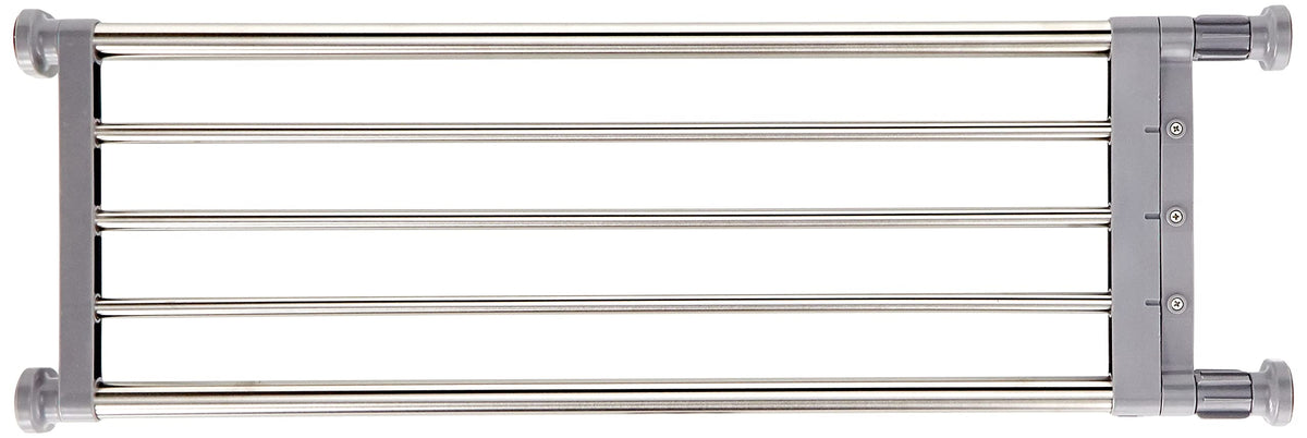 Mensola Estensibile Separatore Armadio  in Acciaio Inox – 72x120cm o 108x190cm