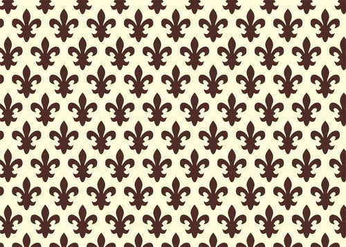 Washable paper roll for drawers, 50cm x 5m, Florentine Lily design