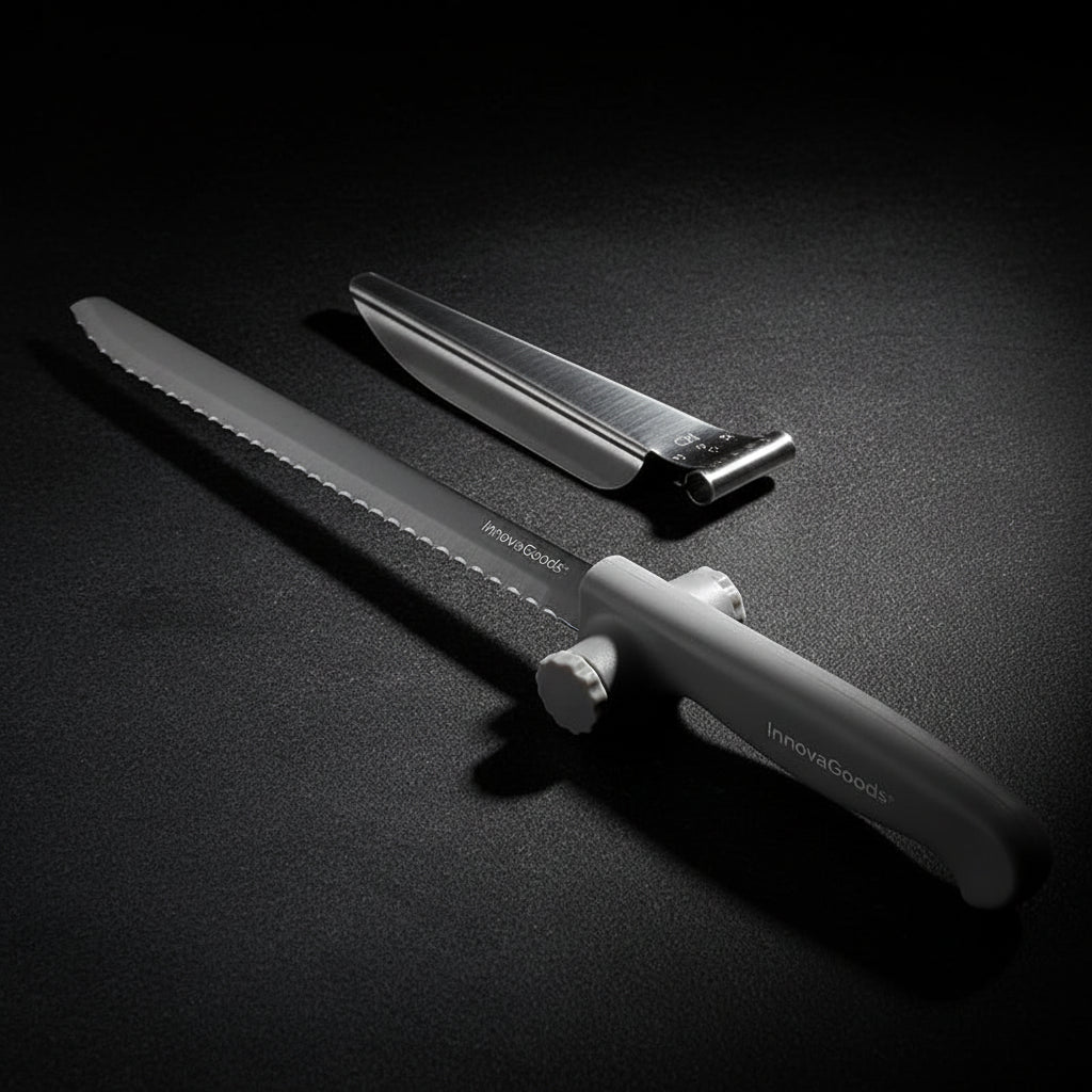 Coltello Pane Kutway Guida Regolabile Acciaio Inox InnovaG