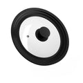 Relaxdays Universal Lid with Silicone Edge &amp; Steam Hole for Pots and Pans Ø 20-24 cm, Various Colours