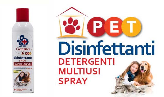 Germo Pet Disinfettante Spray Elimina Odori 400ml