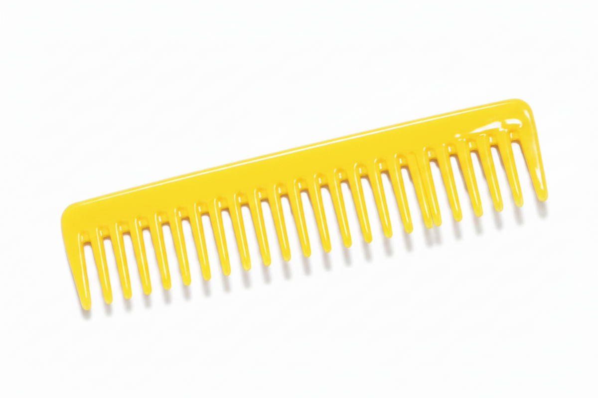 Set 4 Pettini a Denti Larghi in Acetato – Districante Antistatico Professionale