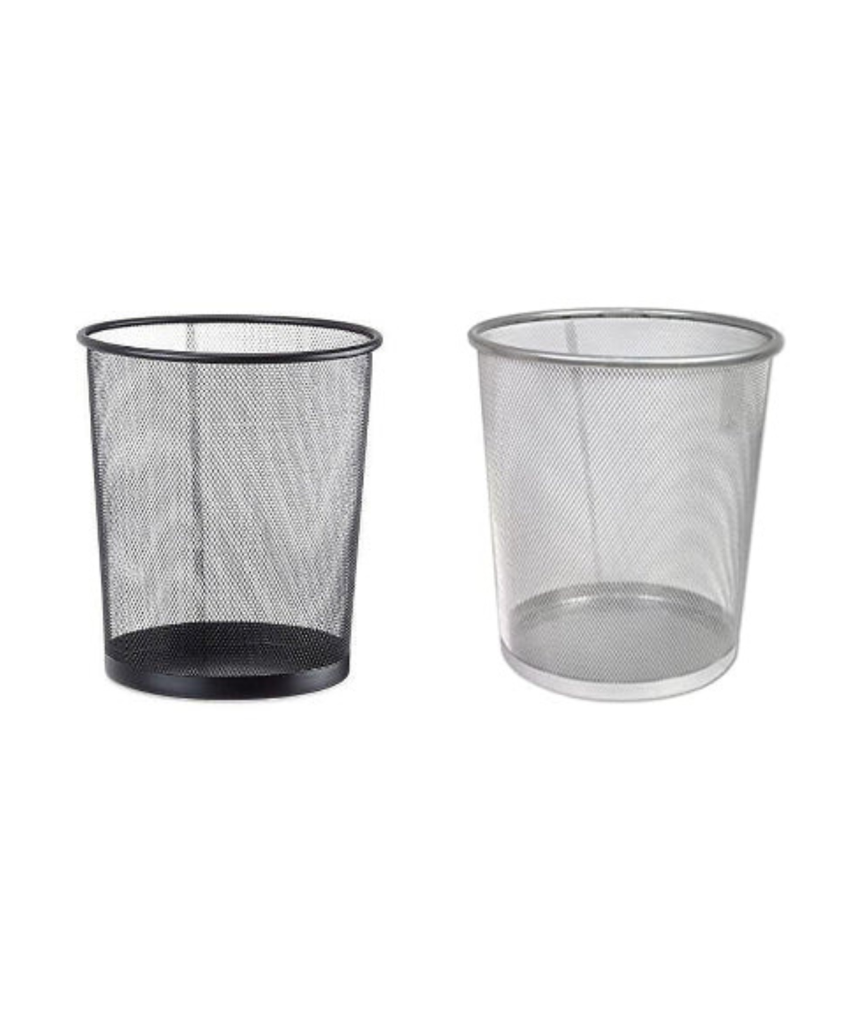 Perforated metal waste paper bin H 35 cm.