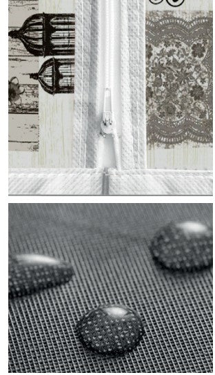 Coprilavatrice Impermeabile PVC 60x40x80cm con Cerniera - Protezione Completa 4 Lati