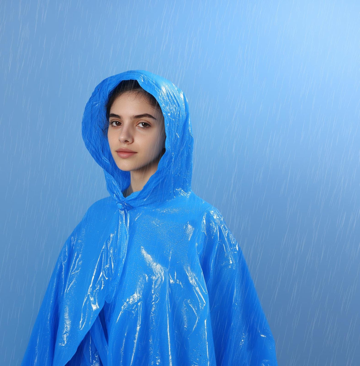 Poncho Impermeabile Colorato 100x130 cm
