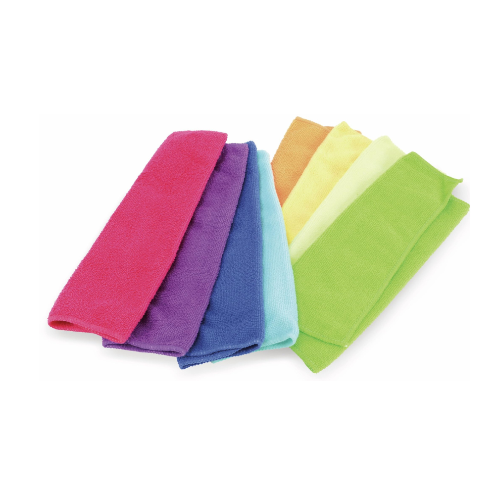 Edco Cloth 30x30cm 8pcs 8ass MF Fabric, Multicolor, One Size