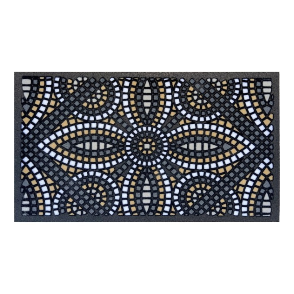 Zerbino Floccato Flormat 40x70cm Gomma Riciclata