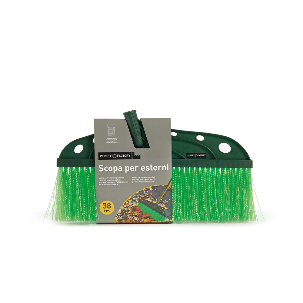 Scopa Strip Angolata 38cm - Pulizia Esterni Professionale