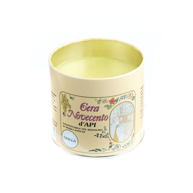 Cire d'abeille NOVECENTO pour meubles en bois - Produit de polissage naturel pour la restauration d'antiquités