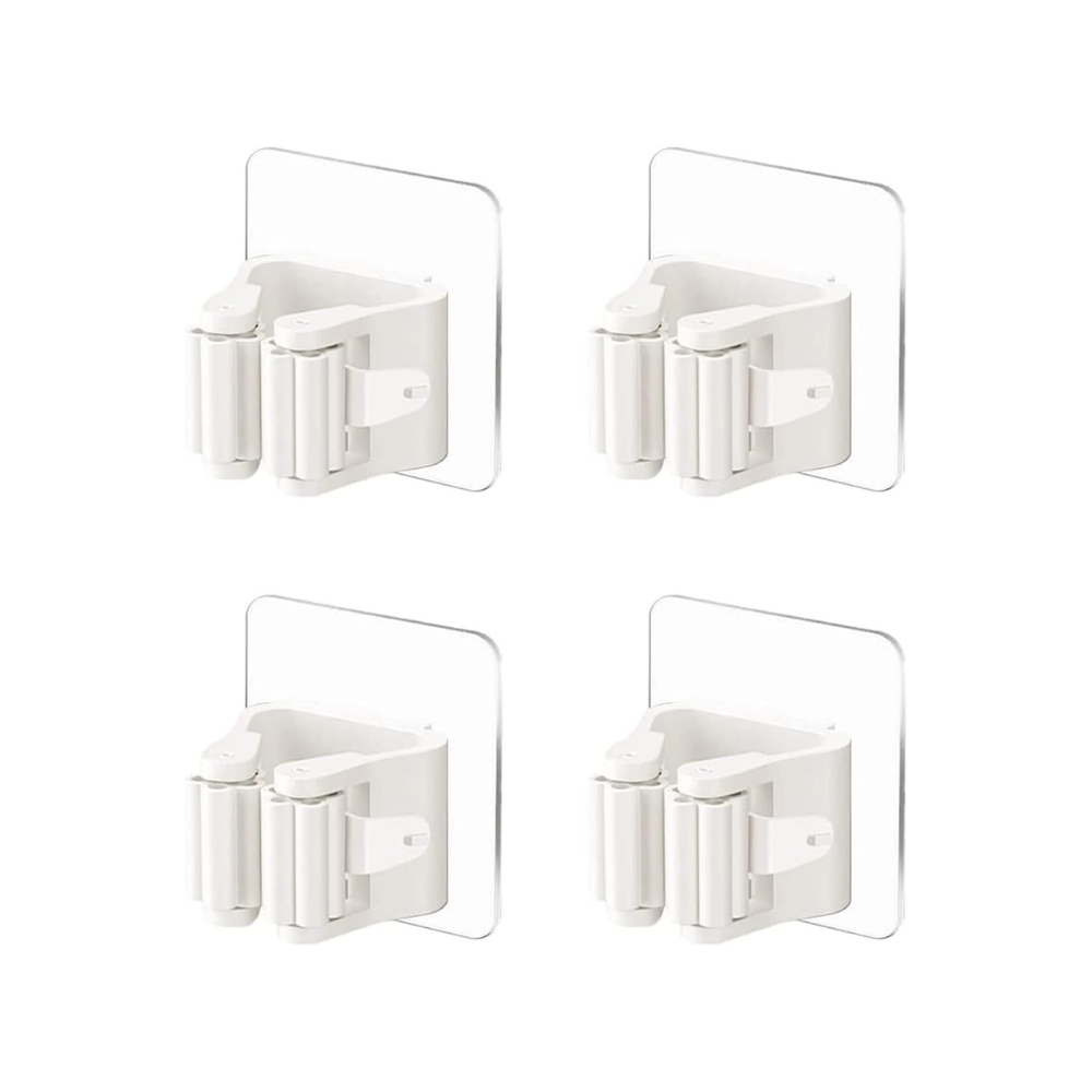 Appendiscopa Adesivo Clic Clac Set 4 Pz Senza Foratura