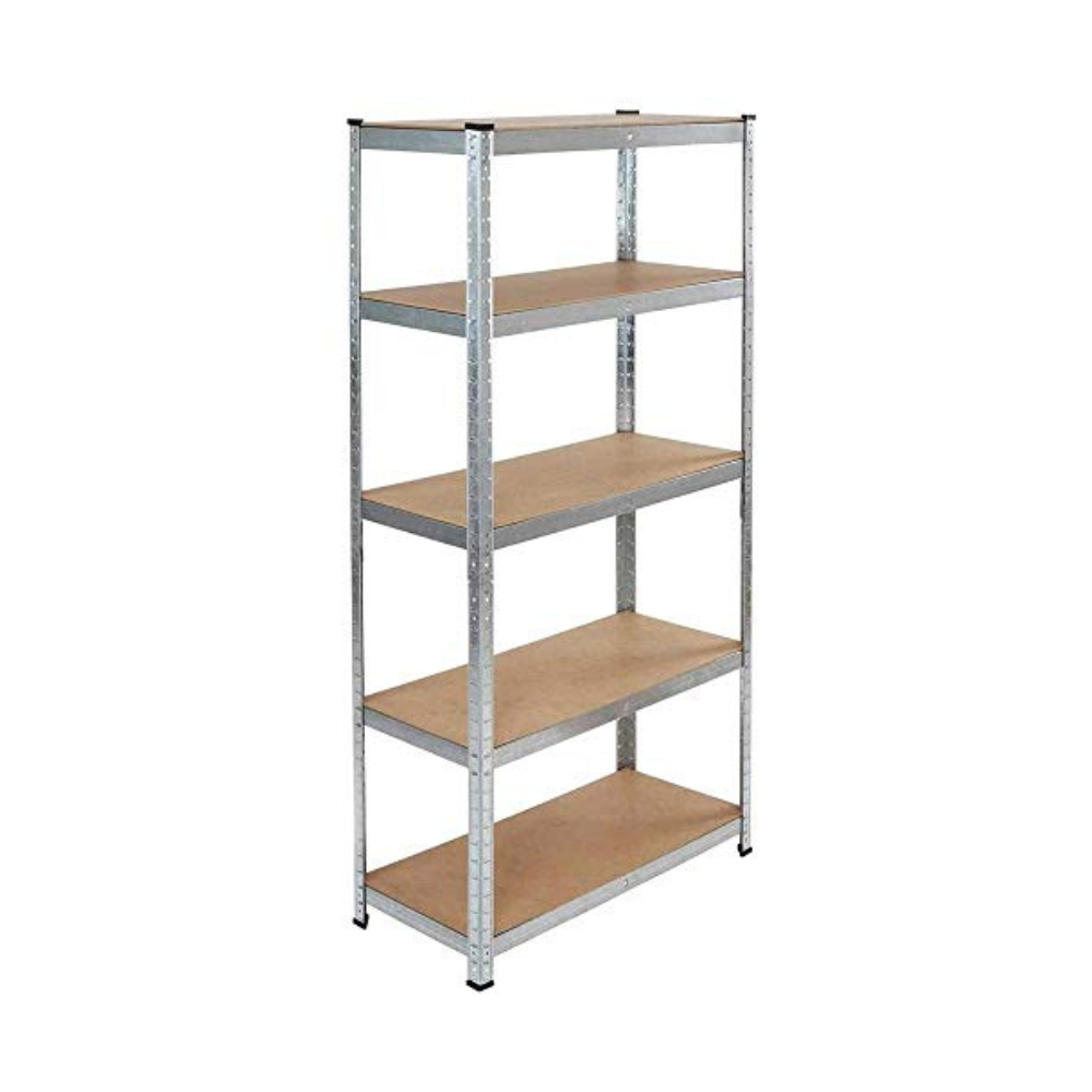 Scaffale Metallo Zincato 5 Ripiani – 875 kg | Garage, Cantina e Officina
