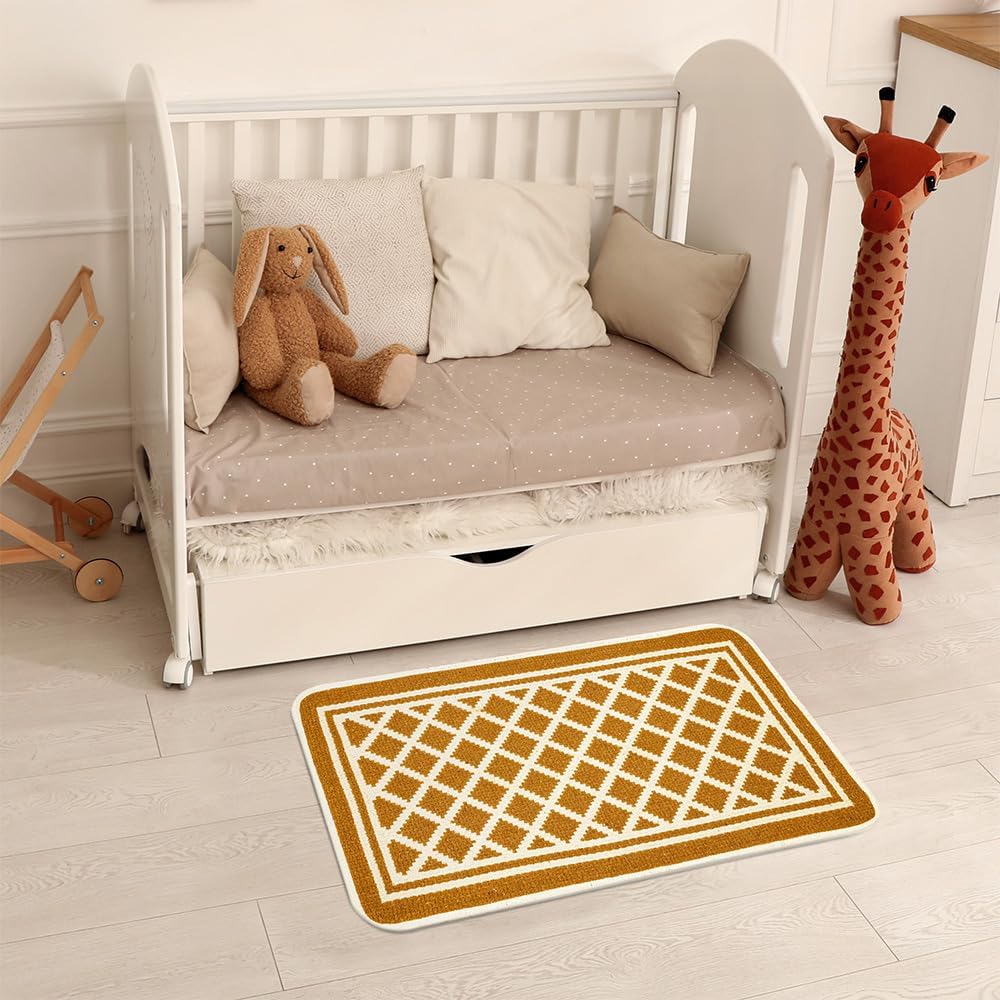Tappeto Bagno Cotone 100% 50x80cm Assorbente Lavabile 30°C
