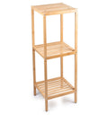 Scaffale Bagno 3 Ripiani in Legno Naturale