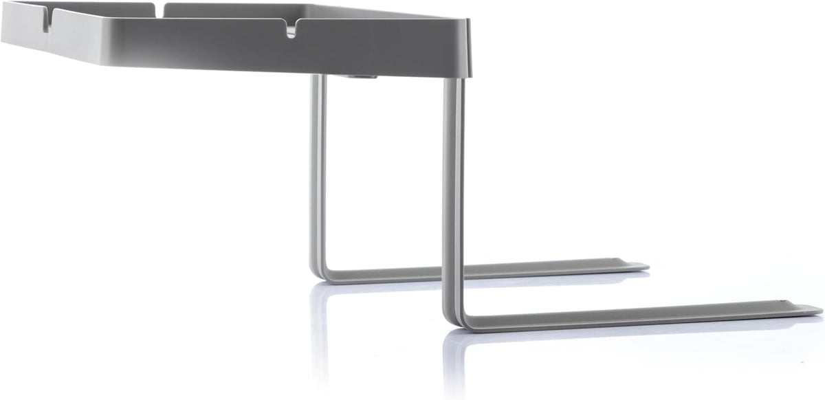 Scaffale Bedten 3 Ripiani Pieghevole Letto Grigio Regola