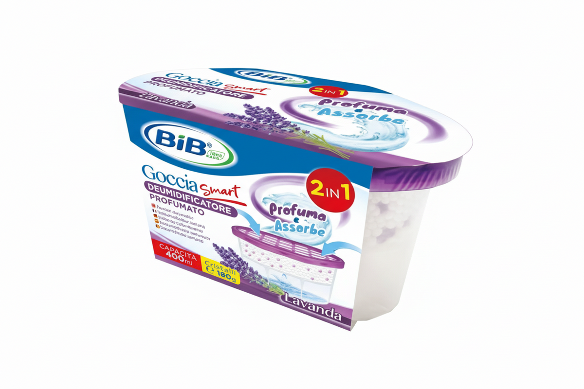 Deumidificatore BIB 400ml 2in1 Profumato - Conf. 6 Pezzi