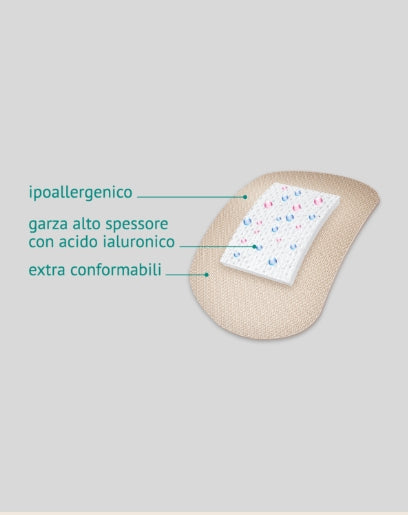 3 Confezione  Cerotti Cicatrizzanti con Acido Ialuronico 7,5x5 cm -  5 Cerotti a Scatola| PRONTO DOC