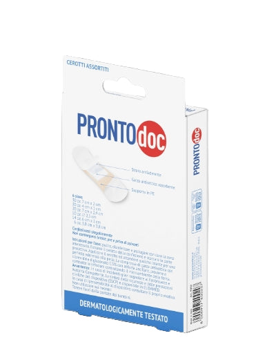 Cerotti Classici Assortiti con Clorexidina - Confezione da 2 (100 Cerotti) | PRONTO DOC