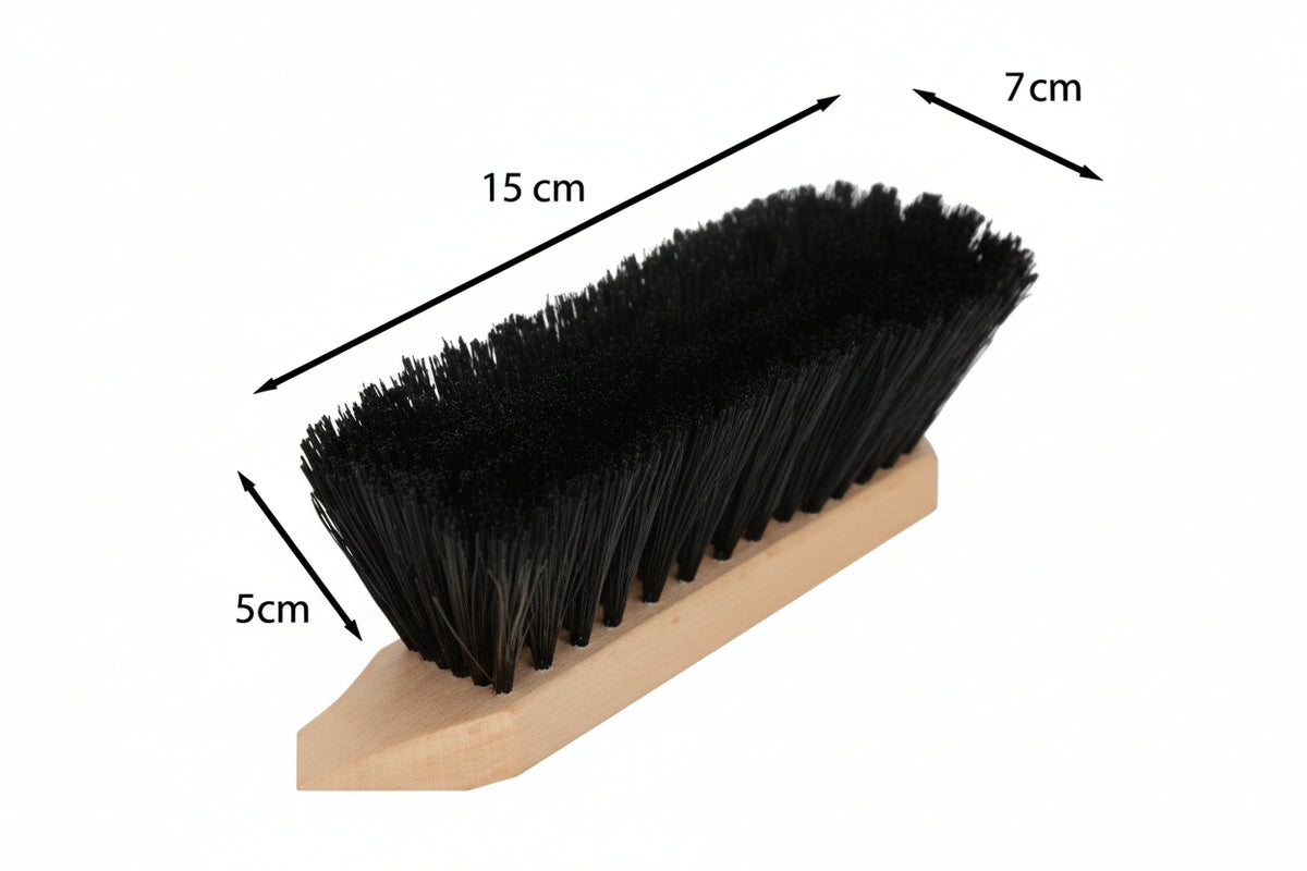 Spazzola Soft 28 cm Manico Legno Setole Morbide Antigraffio - Pulizia Delicata