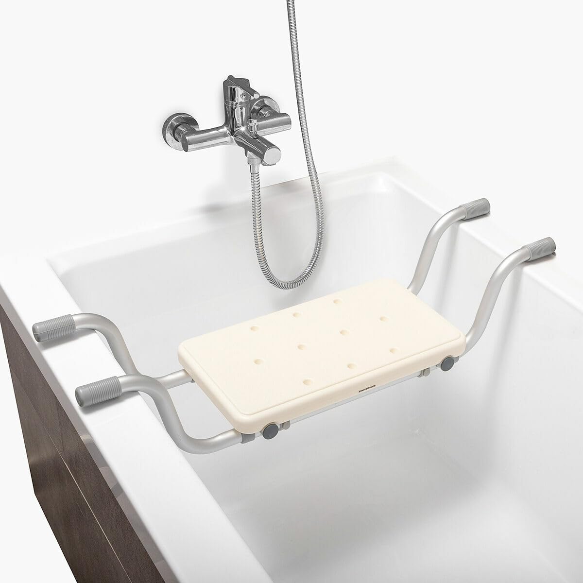 Sgabello Doccia Antiscivolo 2in1 Regolabile Anziani 150kg