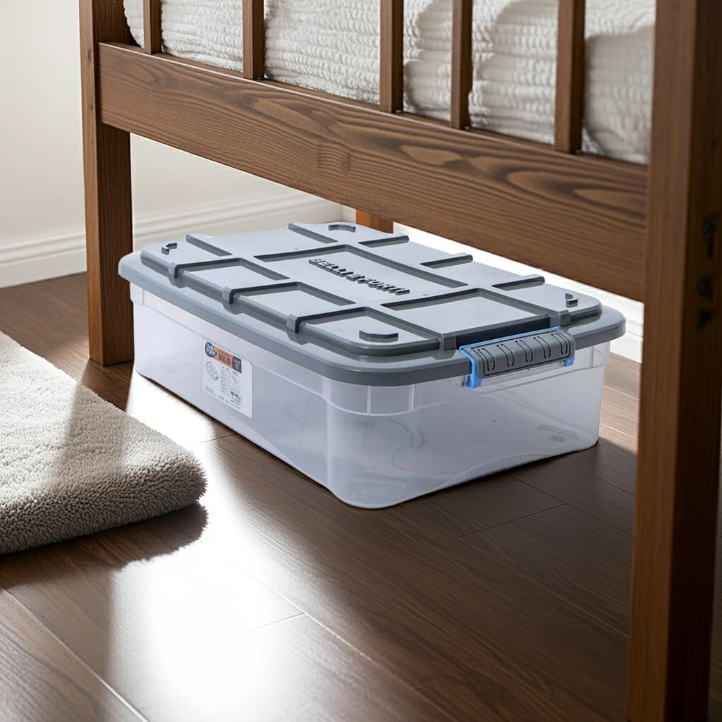 Storage Box 20L con Ruote Sovrapponibile Made in Italy