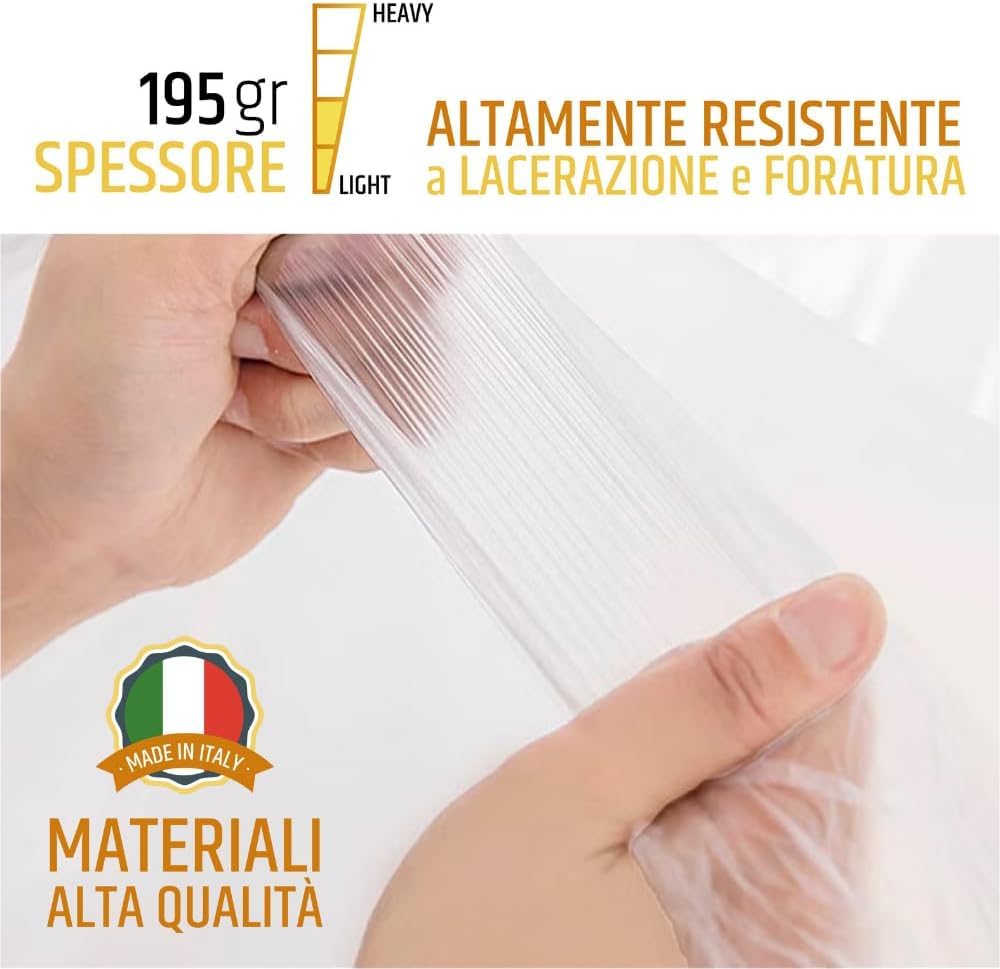 Telo Copritutto PVC 4x4m 200g – Imbianchino & Edilizia