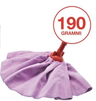 FercasaShop® Set of 3 Max Microfiber Mop Cloths, Professional Mop Head, 24 cm, 190 g Assorted Colors
