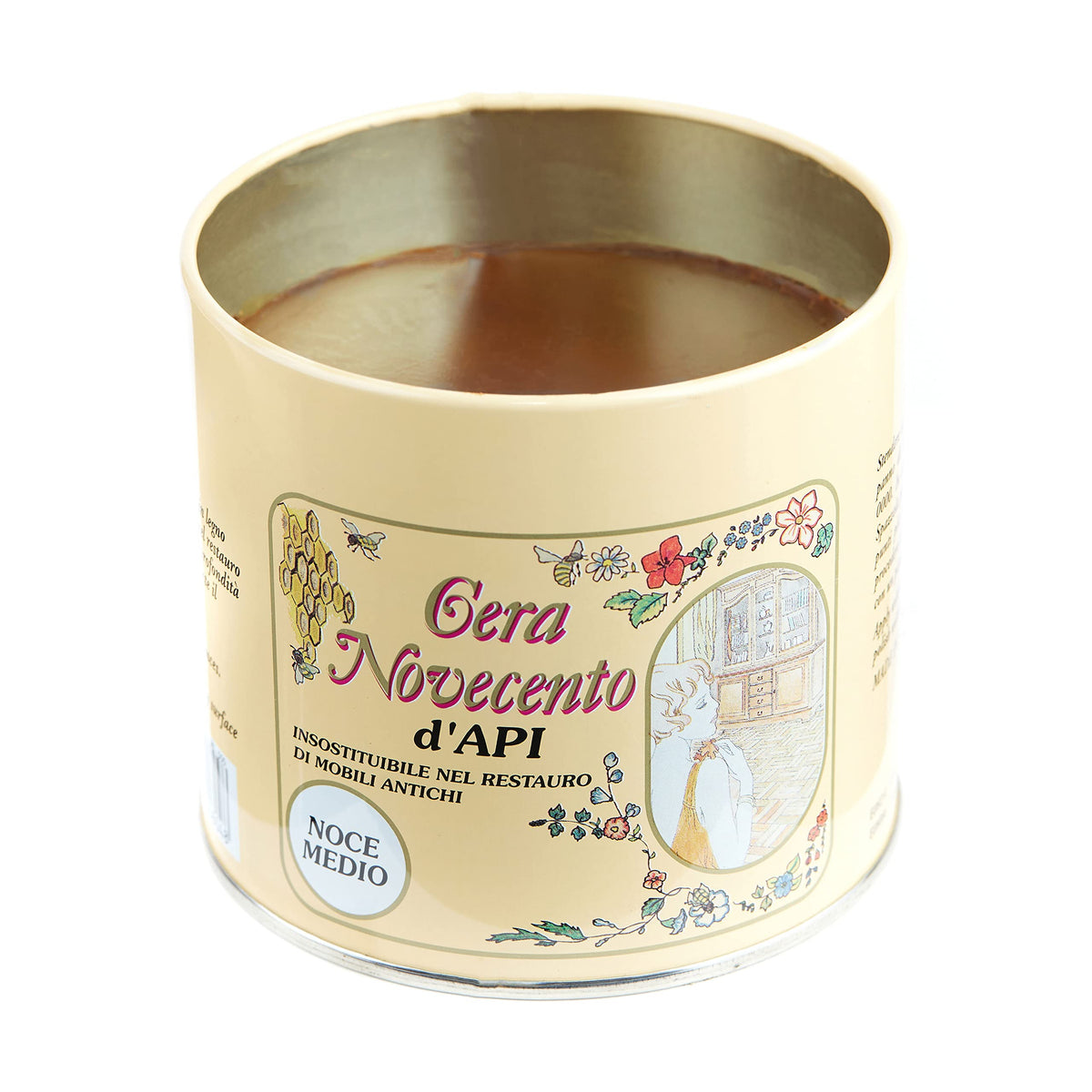 Cera d'Api NOVECENTO 500ml Lucidante Legno 4 Tonalità