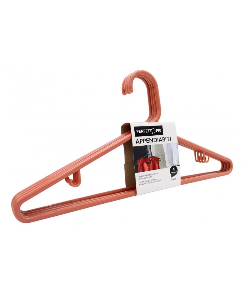 Appendiabiti Plastica S/4 Pz.