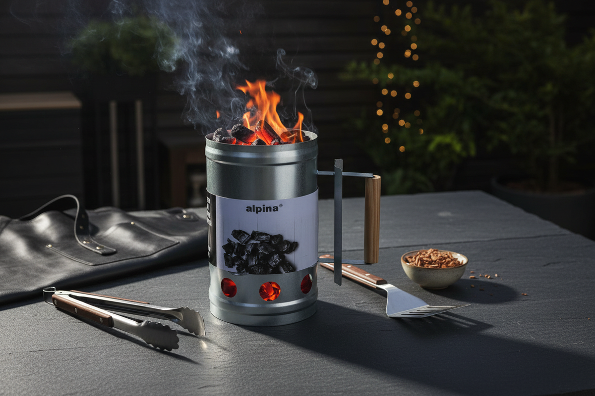 Alpina Chimney Starter – Lifestyle Scene