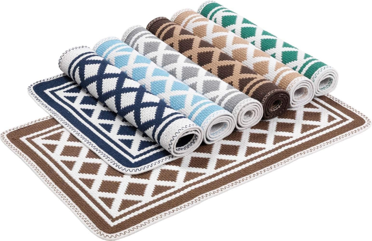Tappeto Bagno Cotone 100% 50x80cm Assorbente Lavabile 30°C