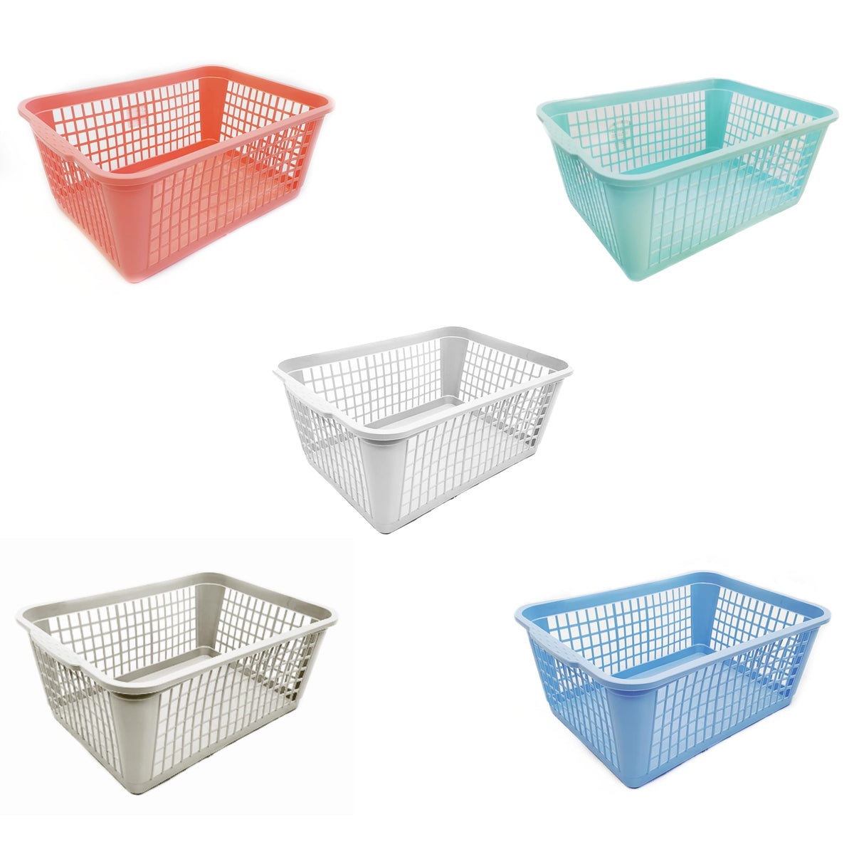 Cesta Multiuso 37cm con Manici Ecoplast Made in Italy