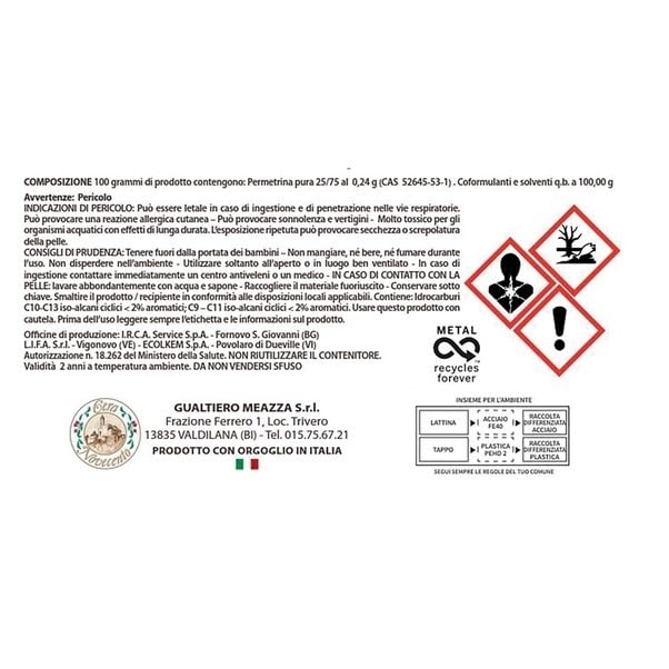 Antitarlo Novecento Plus 750ml Professionale Legno