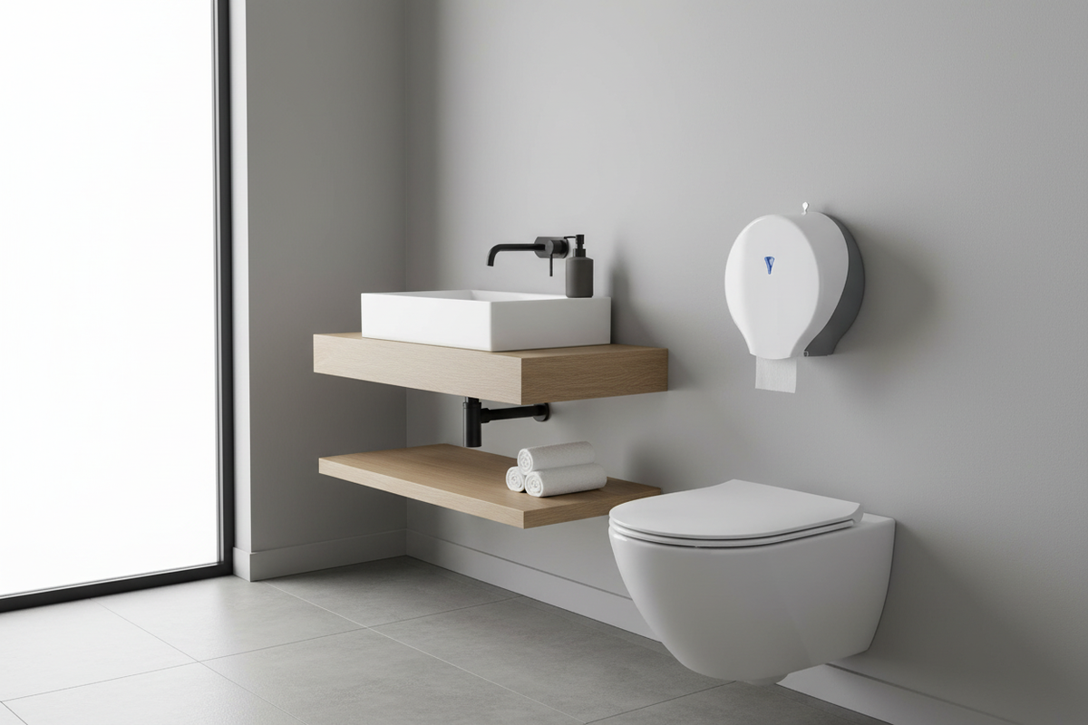 Bagno ristorante contemporaneo