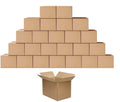 Boîte en carton ondulé 20 x 15 x 25 cm - Petite boîte de déménagement fabriquée en Italie